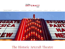 Tablet Screenshot of historicartcrafttheatre.org